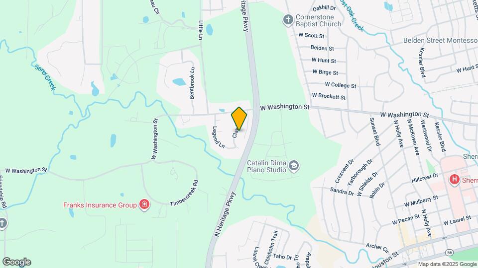 629 Clay Ln Map and Location Details