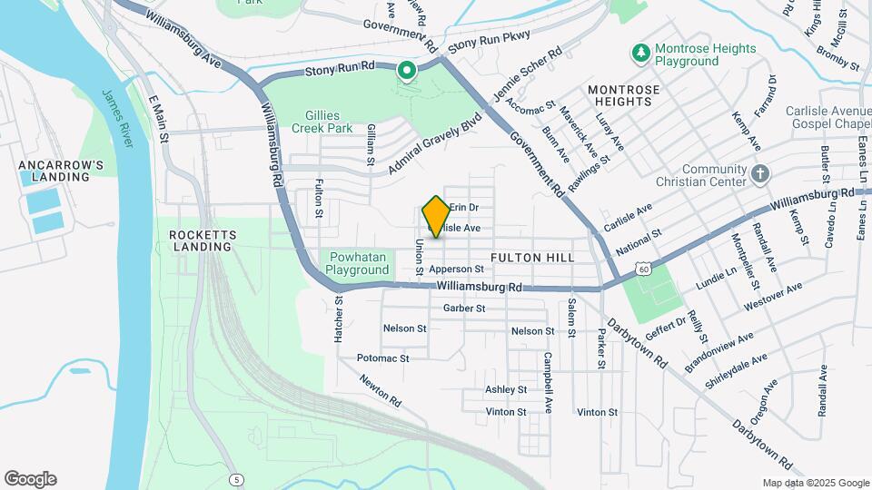 1108 Goddin St Map and Location Details