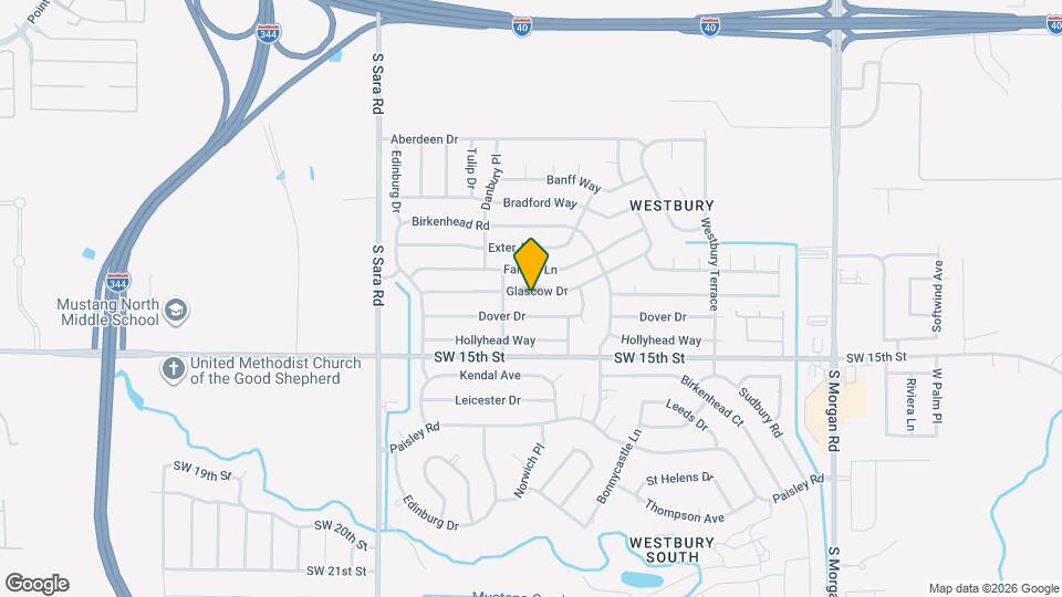 10316 Glascow Dr Mapa y Detalles de la Ubicación