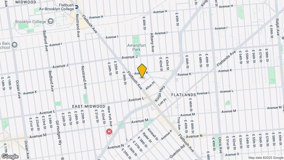 1300 E 39th St Map and Location Details