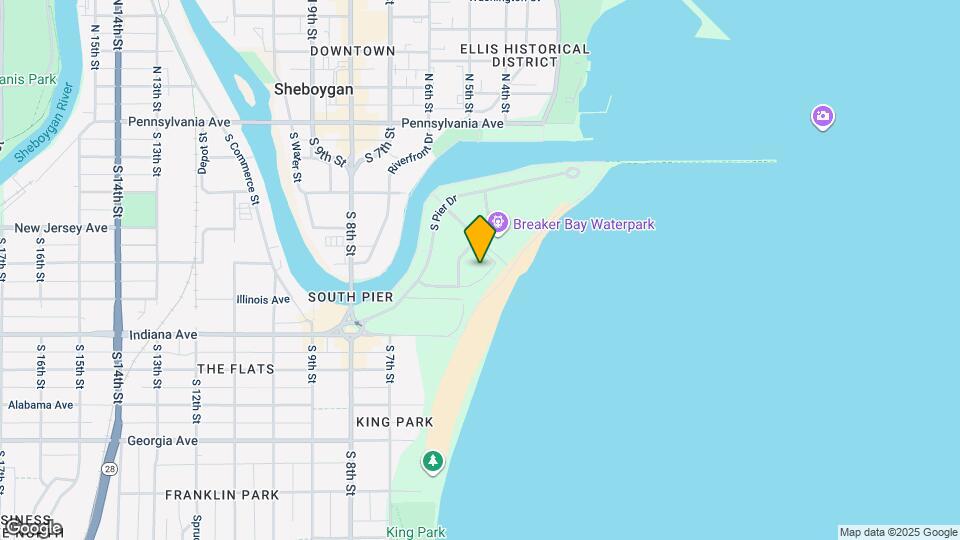 418 Beachfront Dr Map and Location Details