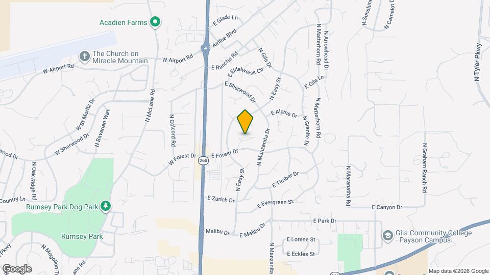 78 N Ponderosa Cir Map and Location Details
