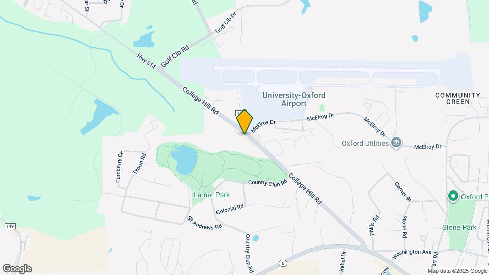 800 College Hill Rd Map and Location Details