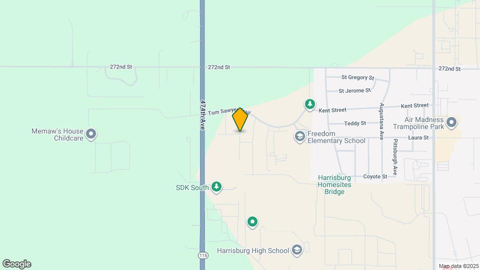 1401 Thatcher St Map and Location Details