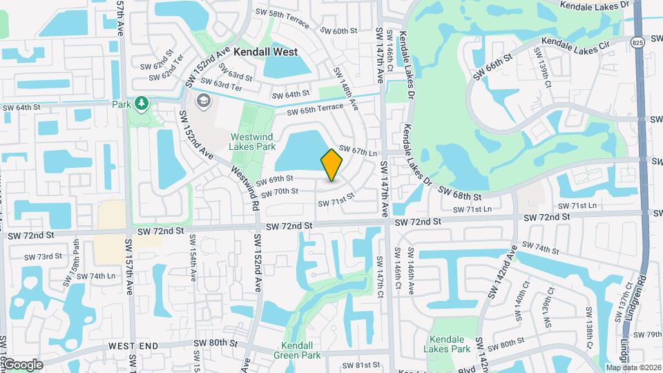 14861 SW 70th St Mapa y Detalles de la Ubicación