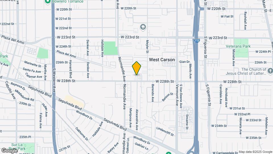 1201 W 228th St Map and Location Details