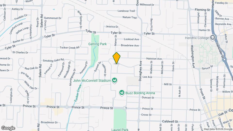 1315 Fairlane Dr Map and Location Details