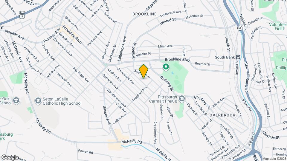 1321 Wareman Ave, Unit apt. 1 Map and Location Details