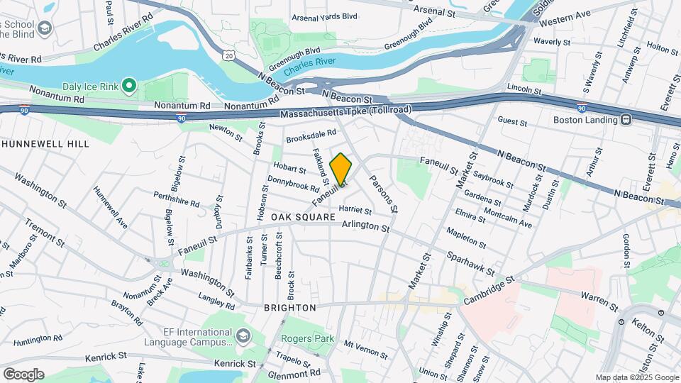 180 Faneuil St, Unit 2 Map and Location Details