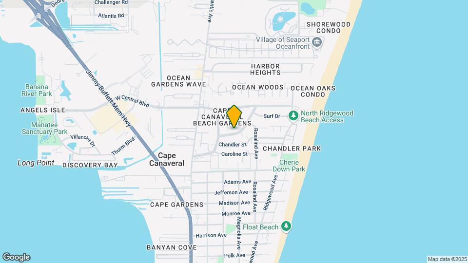 240 Canaveral Beach Blvd Map and Location Details