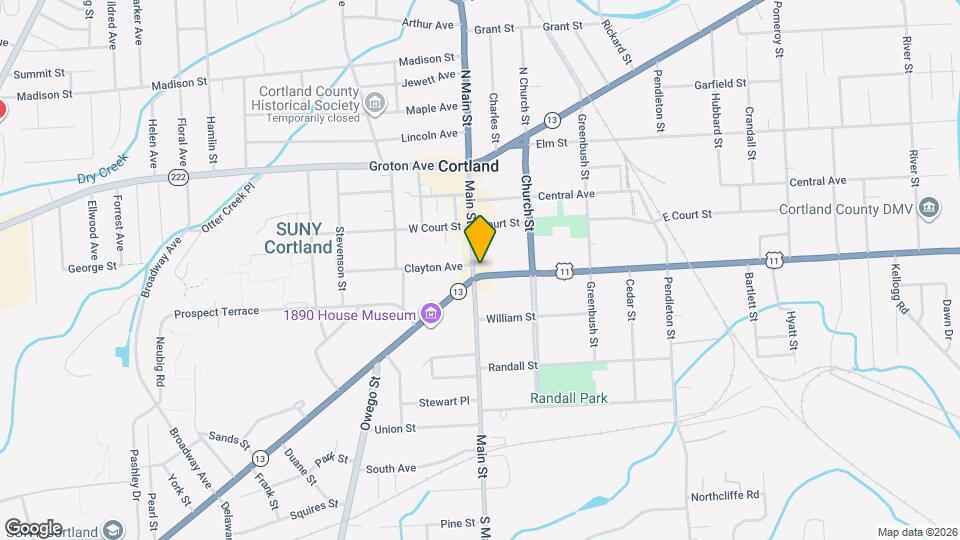 109 Main St Map and Location Details