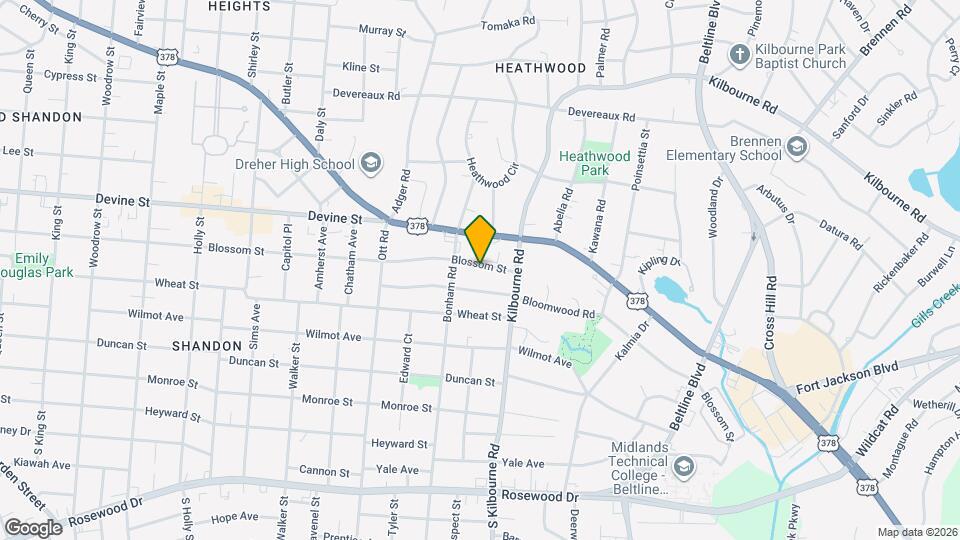 3626 Blossom St Map and Location Details