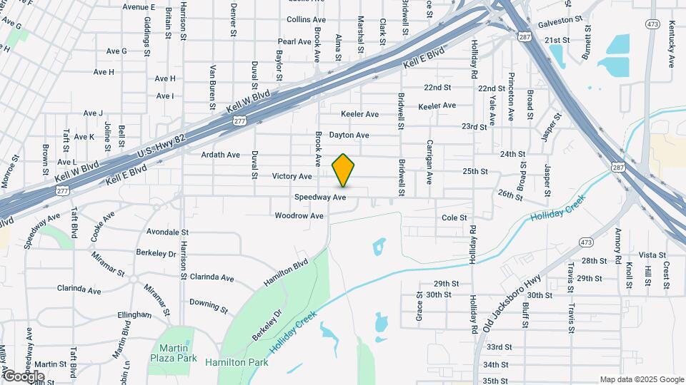 1660 Speedway Ave Map and Location Details