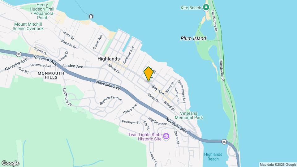 209 Bay Ave Map and Location Details