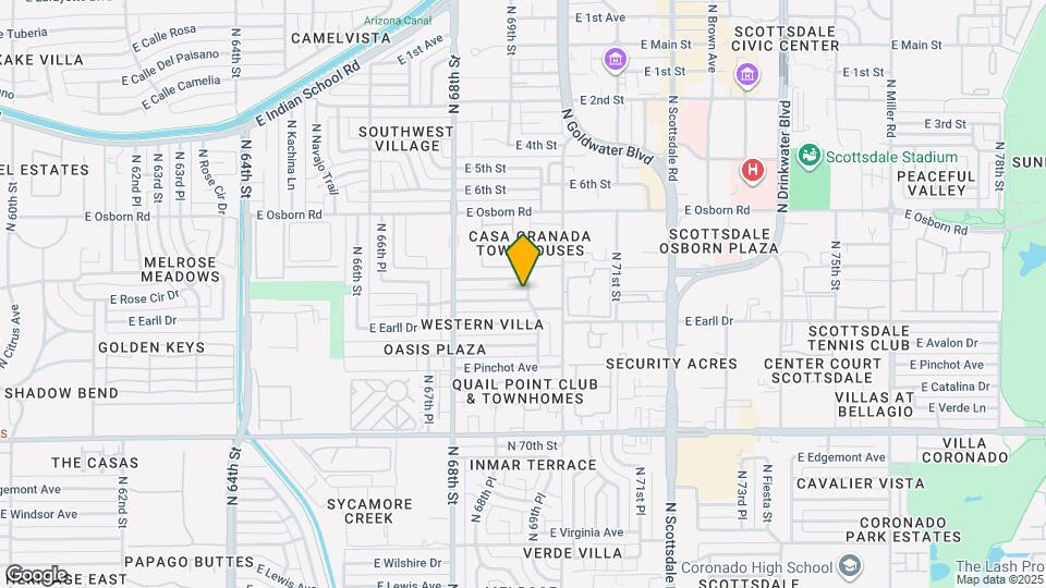 6924 E Cheery Lynn Rd Map and Location Details