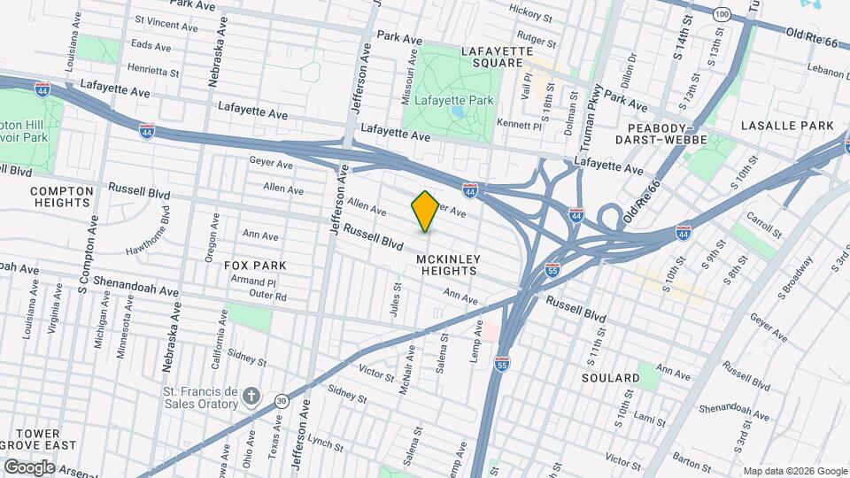 2015 McNair Ave Mapa y Detalles de la Ubicación