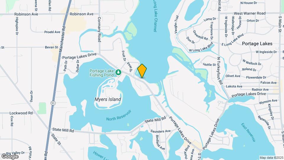 831 Portage Lakes Dr Map and Location Details