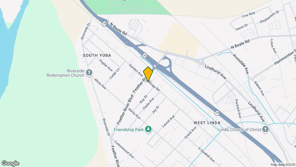 5802 Arboga Rd Map and Location Details