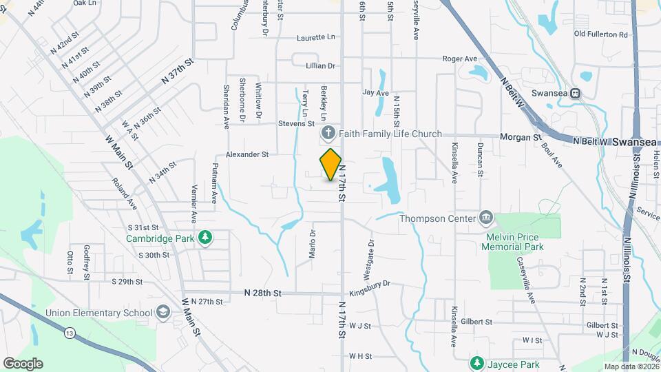 1305 N 17th St, Unit 5 Map and Location Details