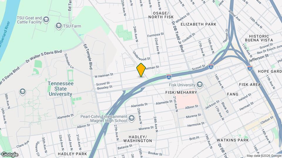 2409 Scovel St Mapa y Detalles de la Ubicación