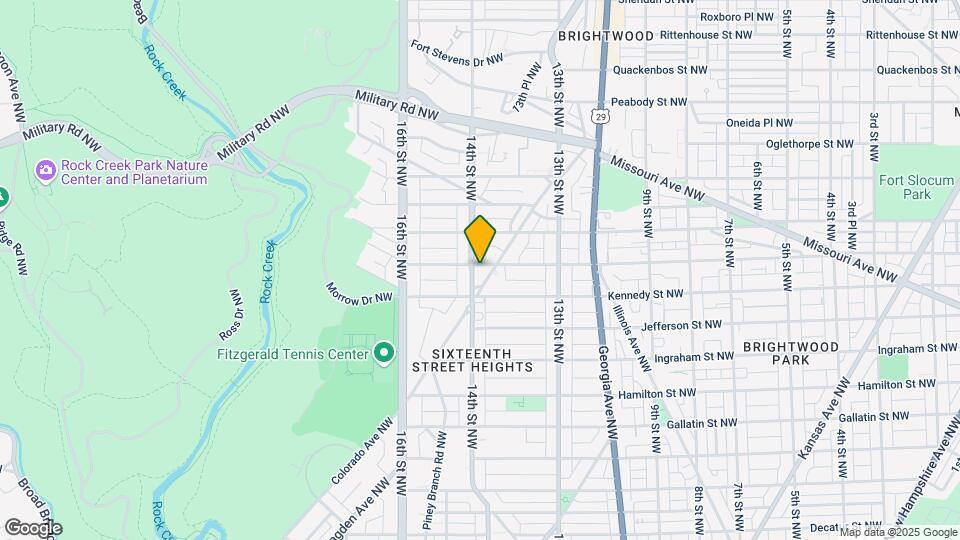 1352 Longfellow St NW Map and Location Details