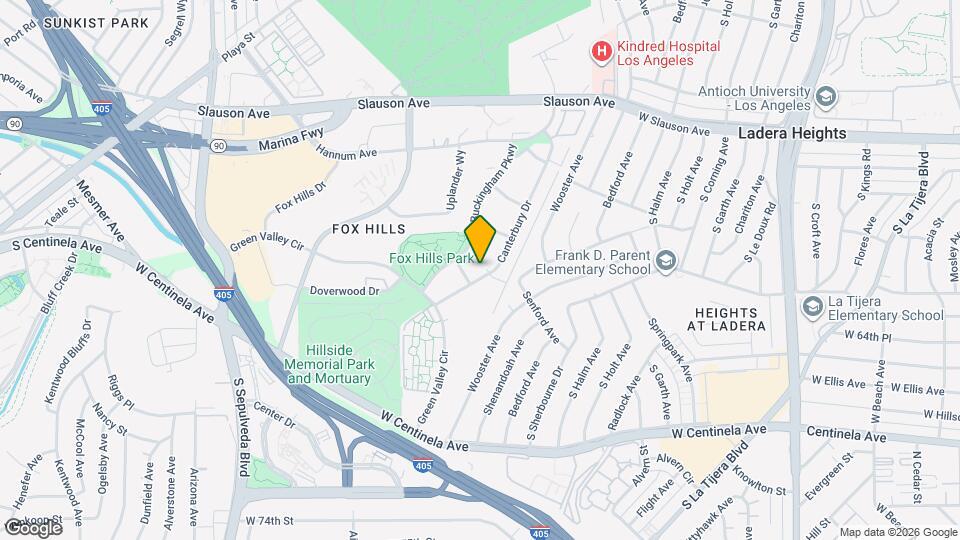 6175 Canterbury Dr Mapa y Detalles de la Ubicación