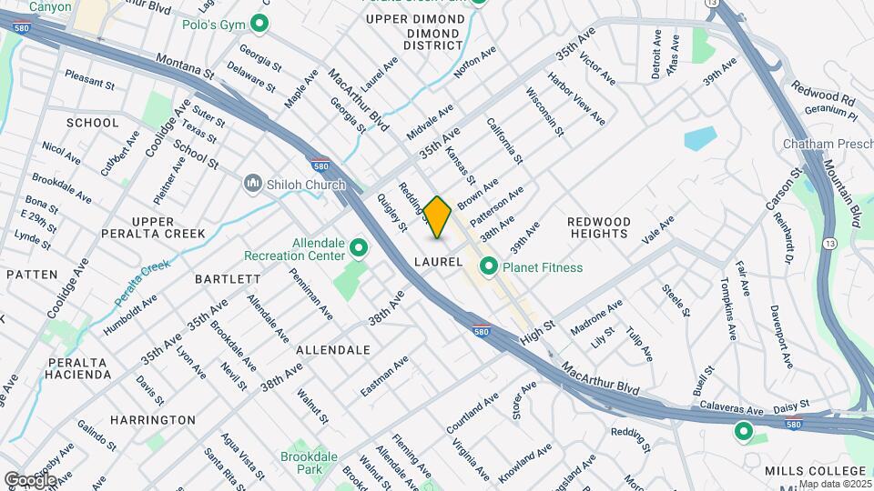 3837 Redding St Mapa y Detalles de la Ubicación