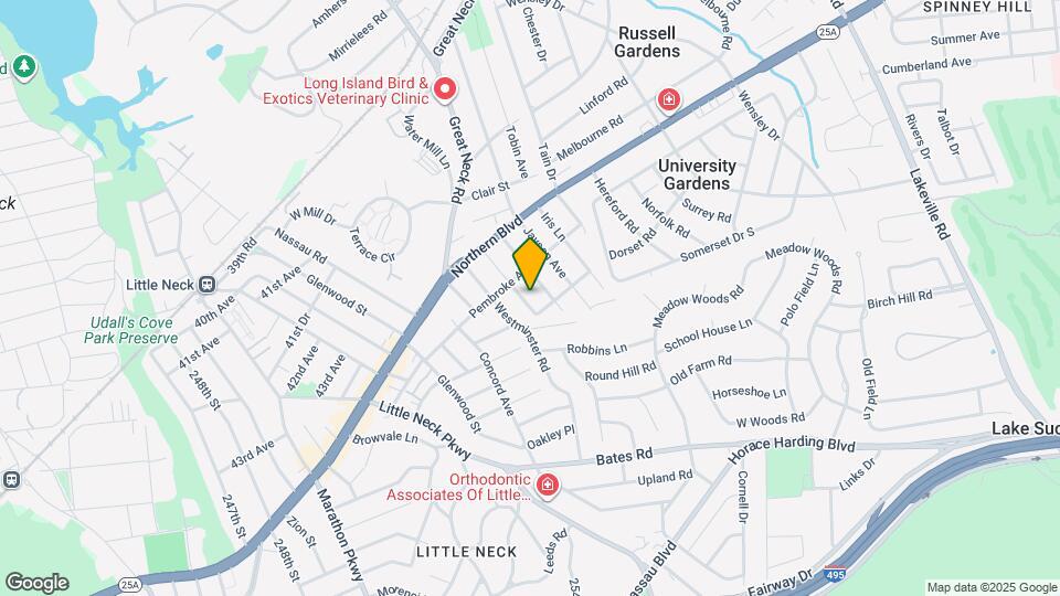 4623 Arcadia Ln Map and Location Details