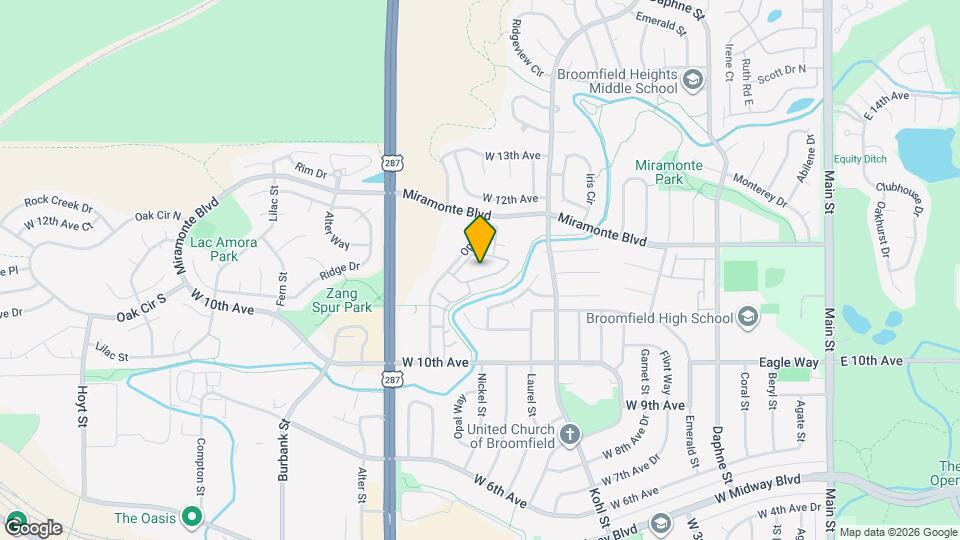 1146 Opal St Map and Location Details