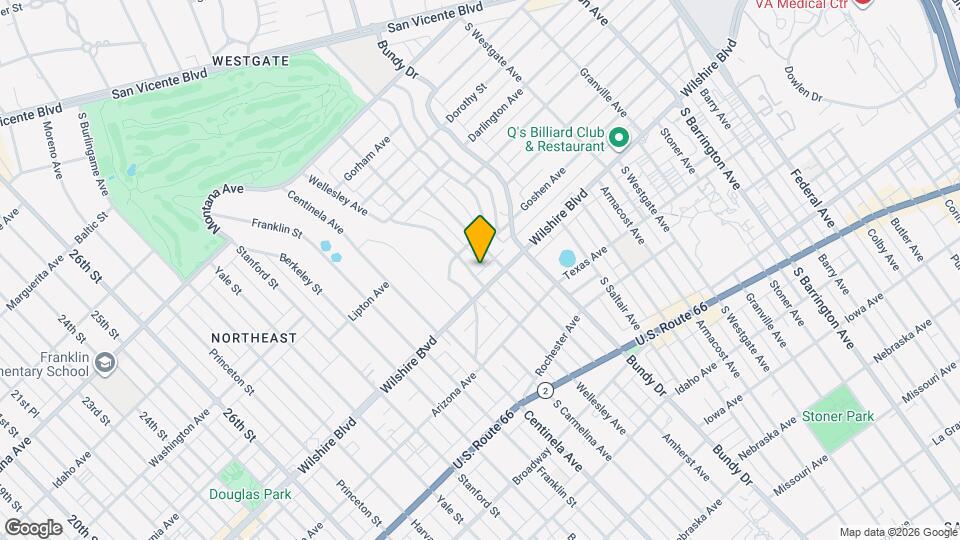 1182 Wellesley Ave Map and Location Details
