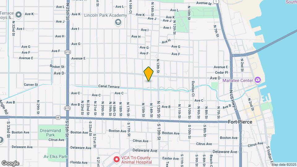 433 N 14th St Map and Location Details