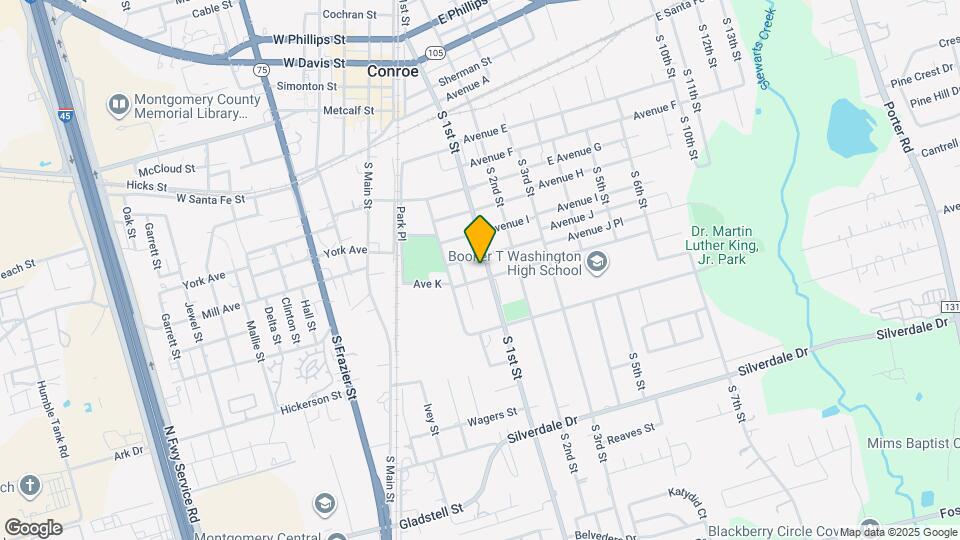 704 S 1st St Map and Location Details