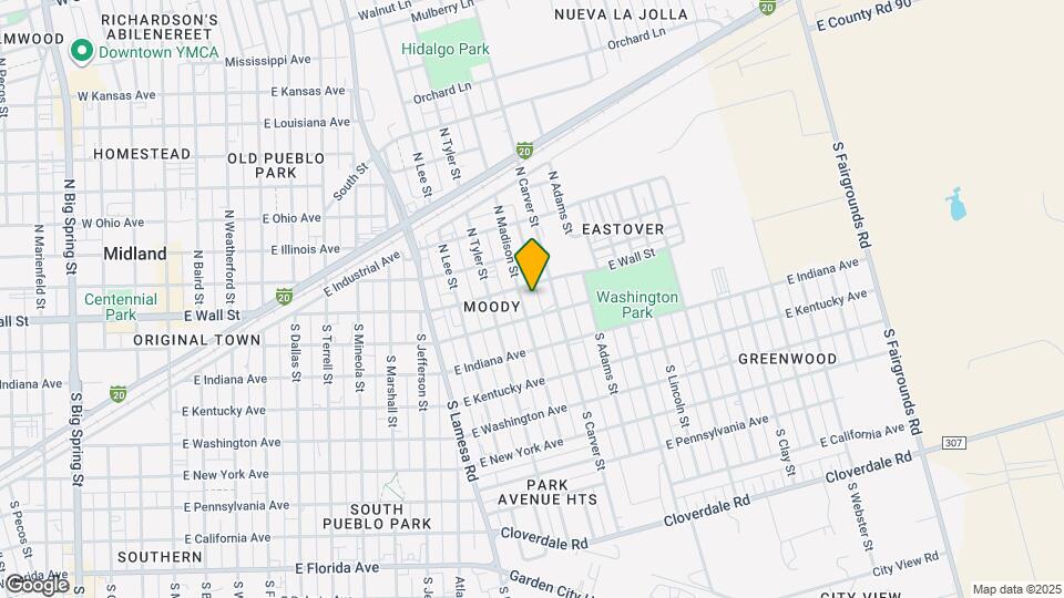 105 S Madison St Map and Location Details