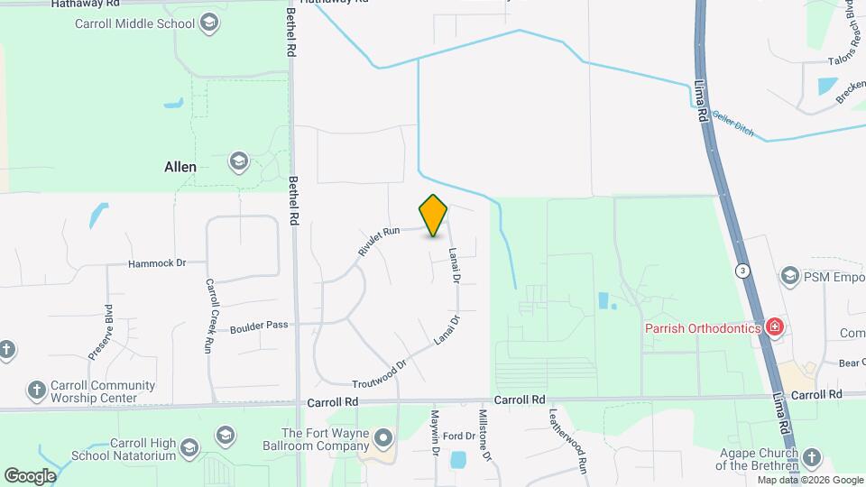 12426 Cliff View Ct Map and Location Details