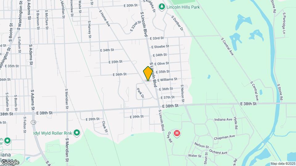 3619 S Home Ave Map and Location Details