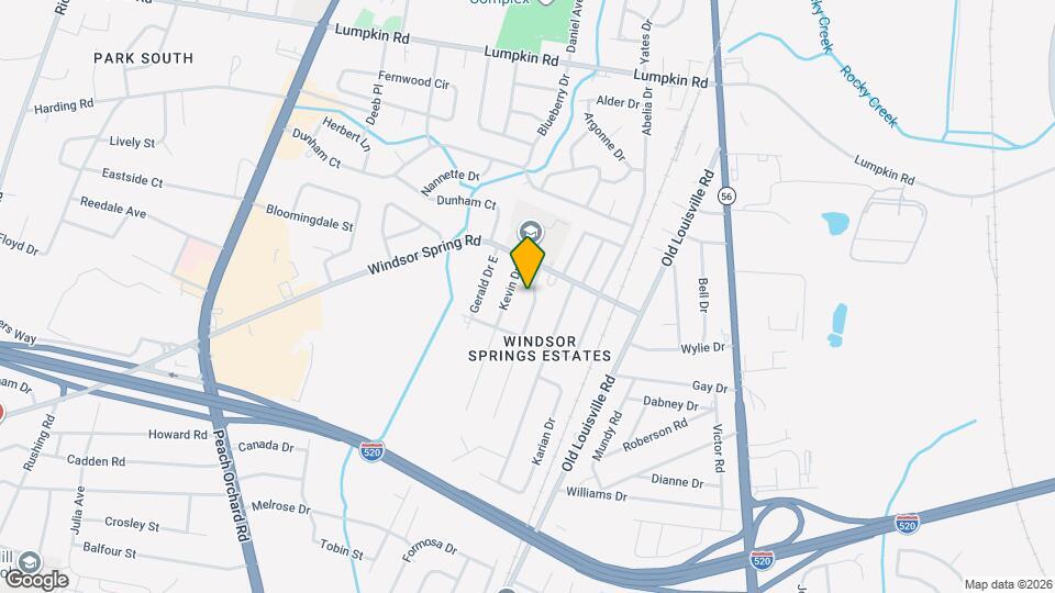 3207 Sylvester Dr Mapa y Detalles de la Ubicación