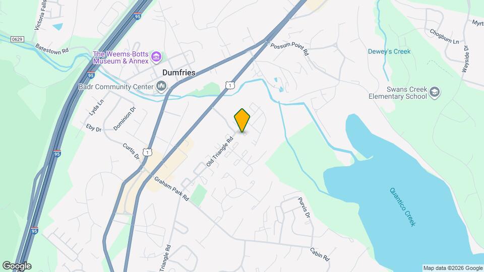 3639 McDowell Ct Map and Location Details