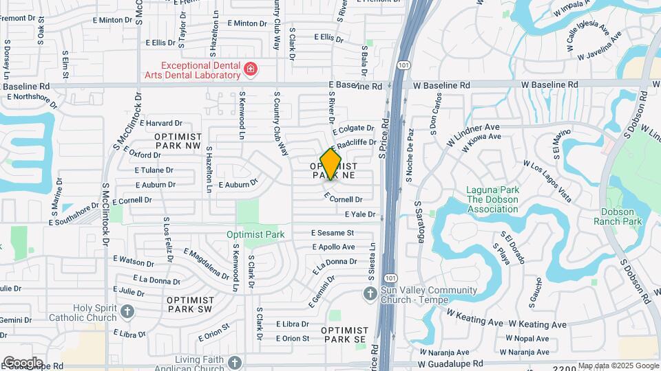 2057 E Oxford Dr Map and Location Details