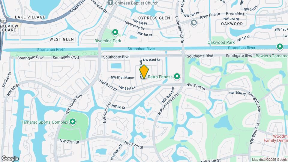 9212 NW 81st Pl Map and Location Details