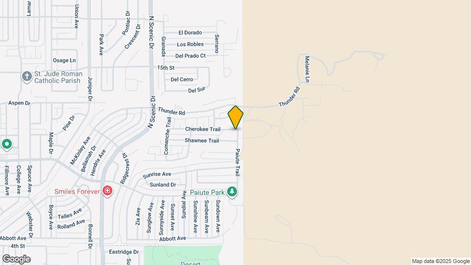 3212 Cherokee Trail Map and Location Details