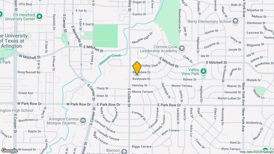 909 Sunnyvale Dr Map and Location Details