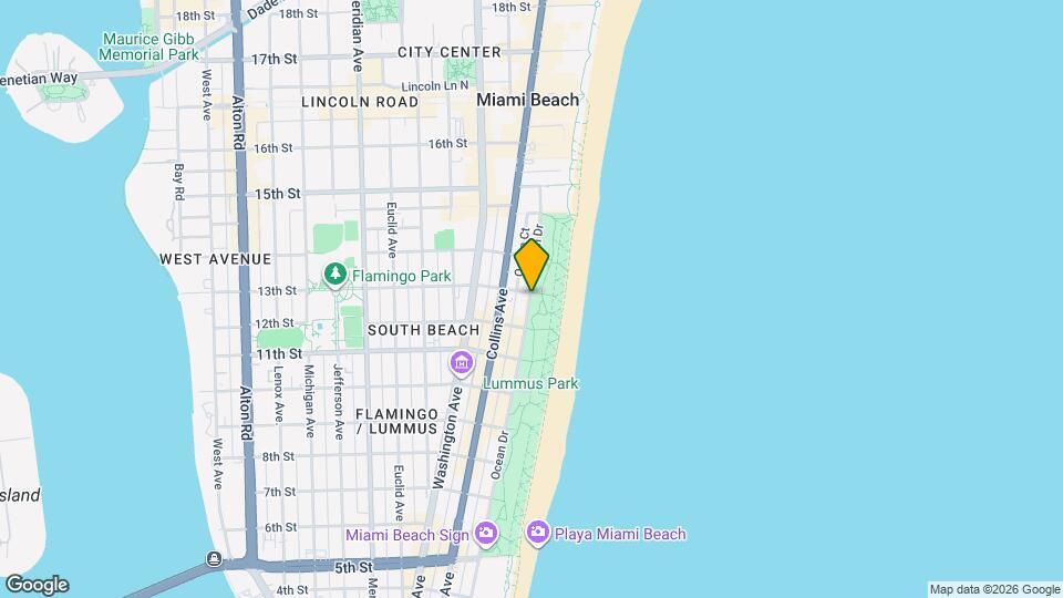 1207 Ocean Dr, Unit SI ID1540493P Mapa y Detalles de la Ubicación
