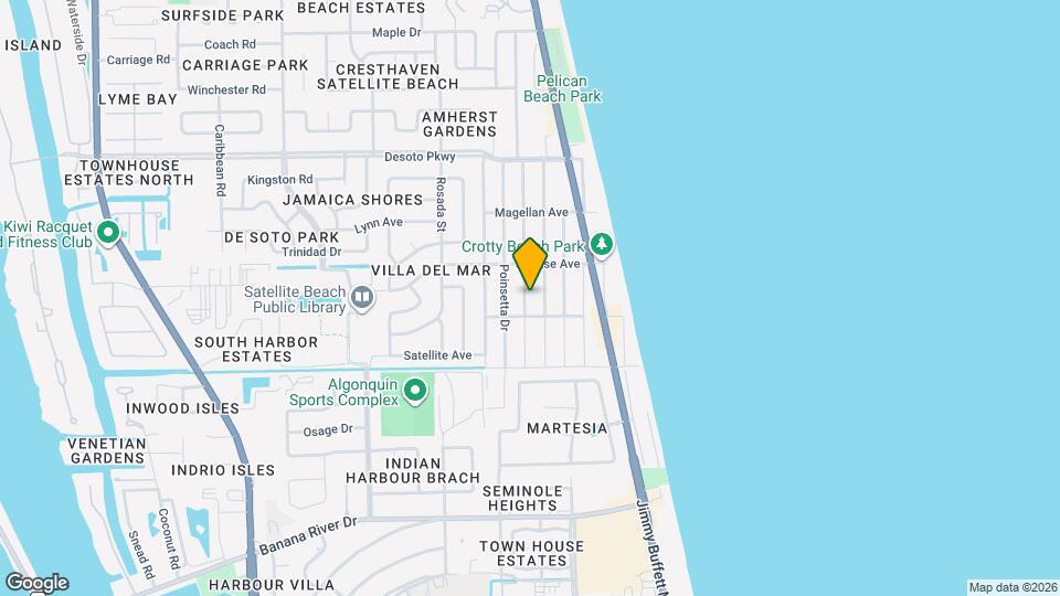 725 Hibiscus Dr Mapa y Detalles de la Ubicación