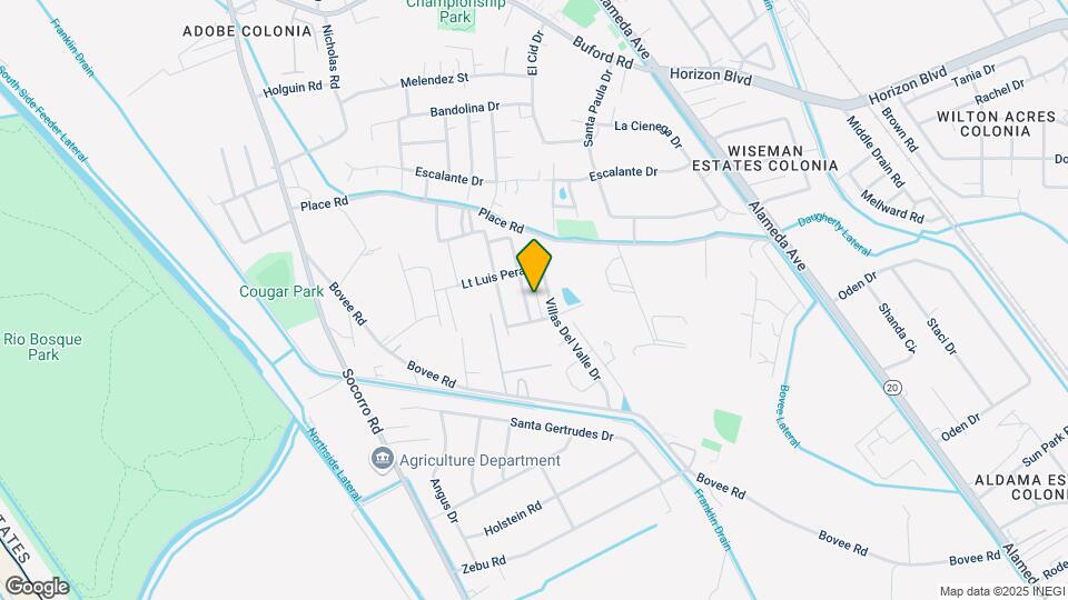708 Villas Del Este Map and Location Details