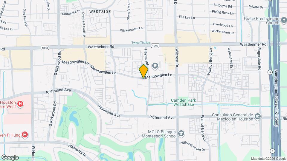 2911 Meadowglen Cove Map and Location Details