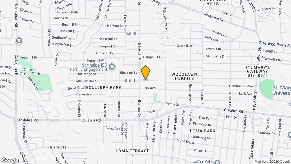 4930 Bluff St Map and Location Details