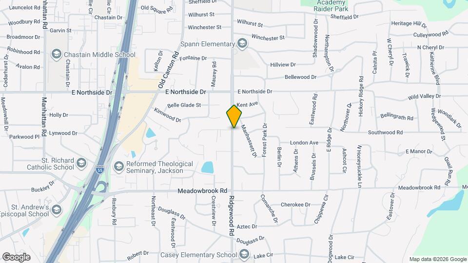 4422 Ridgewood Rd Map and Location Details