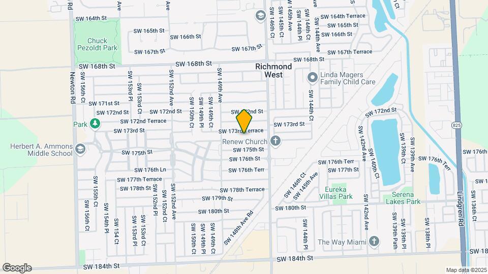 14795 SW 174th St Map and Location Details