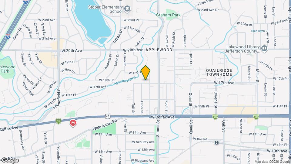 11755 W 17th Ave Map and Location Details