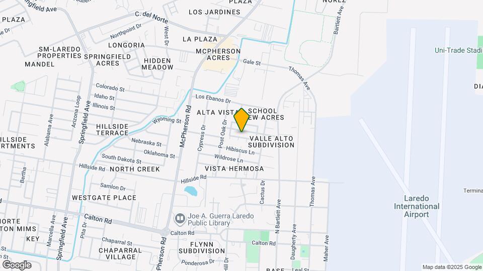 1410 Rosewood Dr Map and Location Details